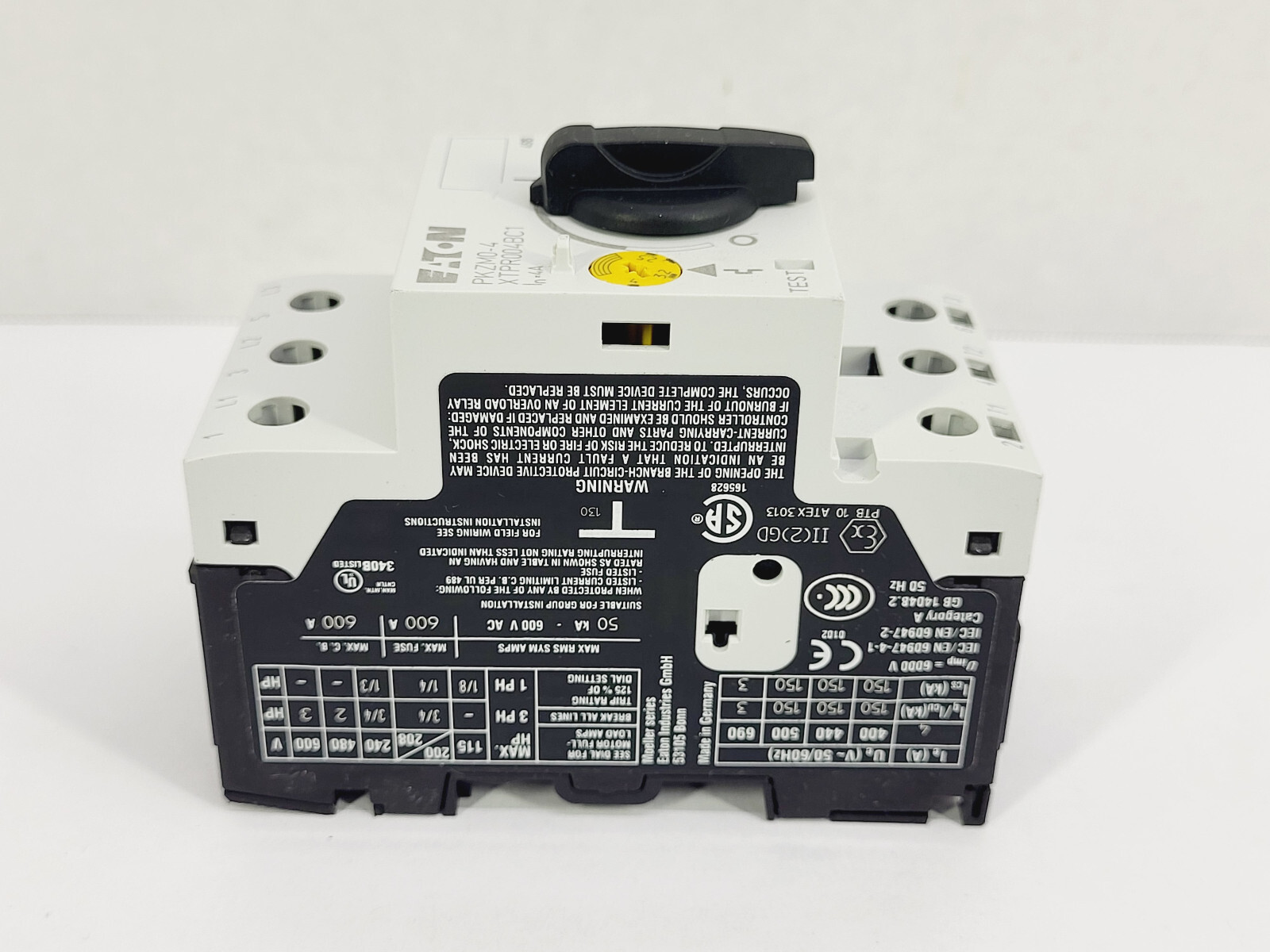 Eaton PKZM0-4 XTPR004BC1 Motor Protection Circuit Breaker (3Ø, 2.5~4.0A)
