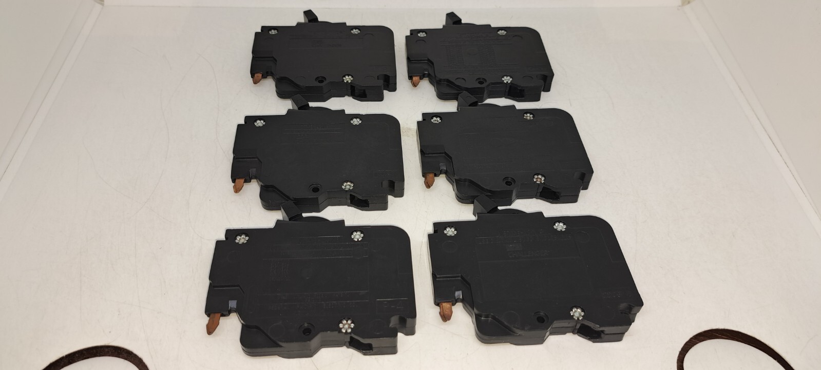 (6) FPE Challenger NC115 15 Amp 1 Pole Stab-Lok Type NC Federal Pacific LOT OF 6