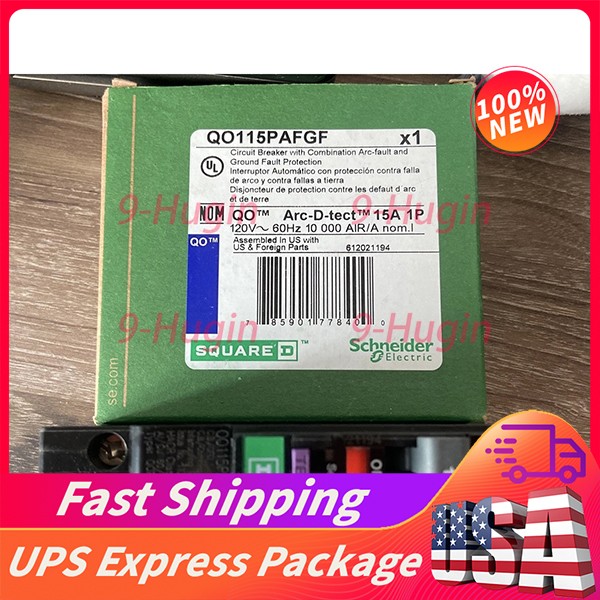 Square D QO115PAFGF Circuit Breaker AF/GF 15A 1-Pole 120V LOT OF 10