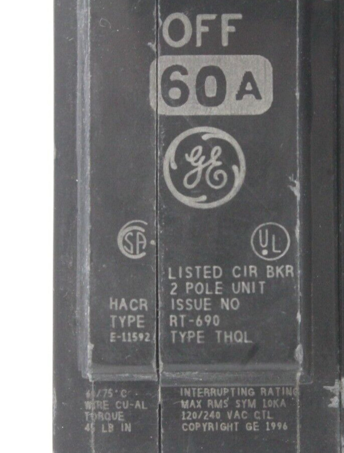 General Electric THQL2160 Circuit Breaker
