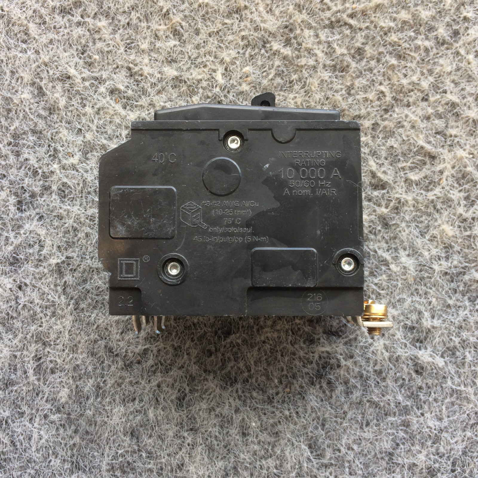 Square D QOB360 60Amp Circuit Breaker 3 Pole 240Vac 10kA *Ships Fast*