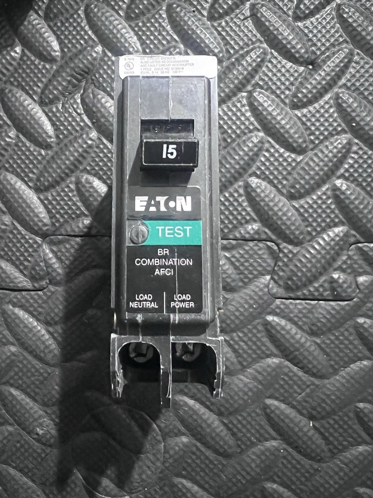 Eaton 15A AFCI Combination Circuit Breaker