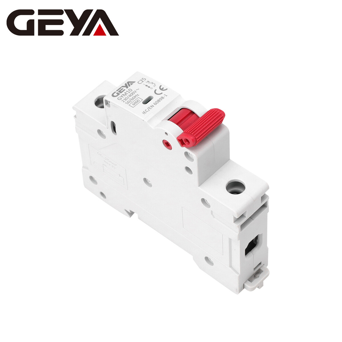 GEYA AC Mini Circuit Breaker 1P 6/10/16/25/32/40/50/63A 6kA C Curves Safe Switch