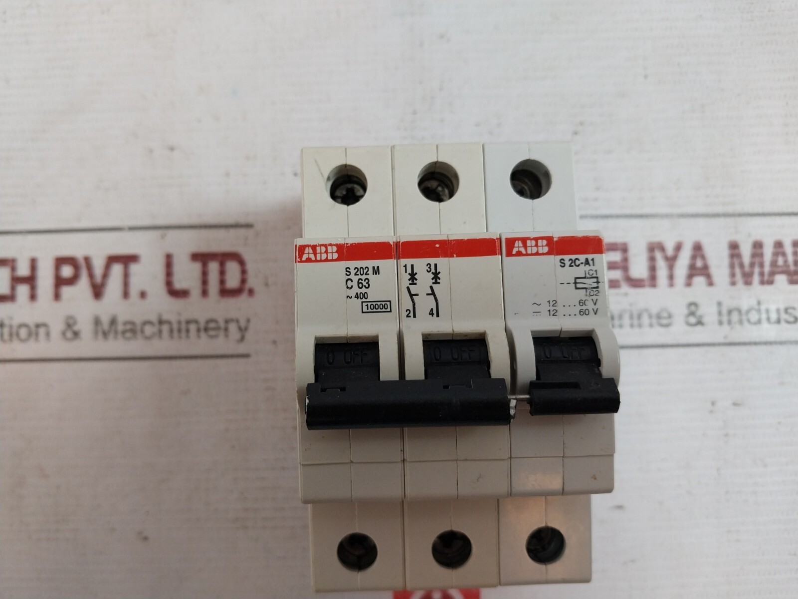 ABB S 202 M C63 Miniature Circuit Breakers 12 60V 4 016779 570992