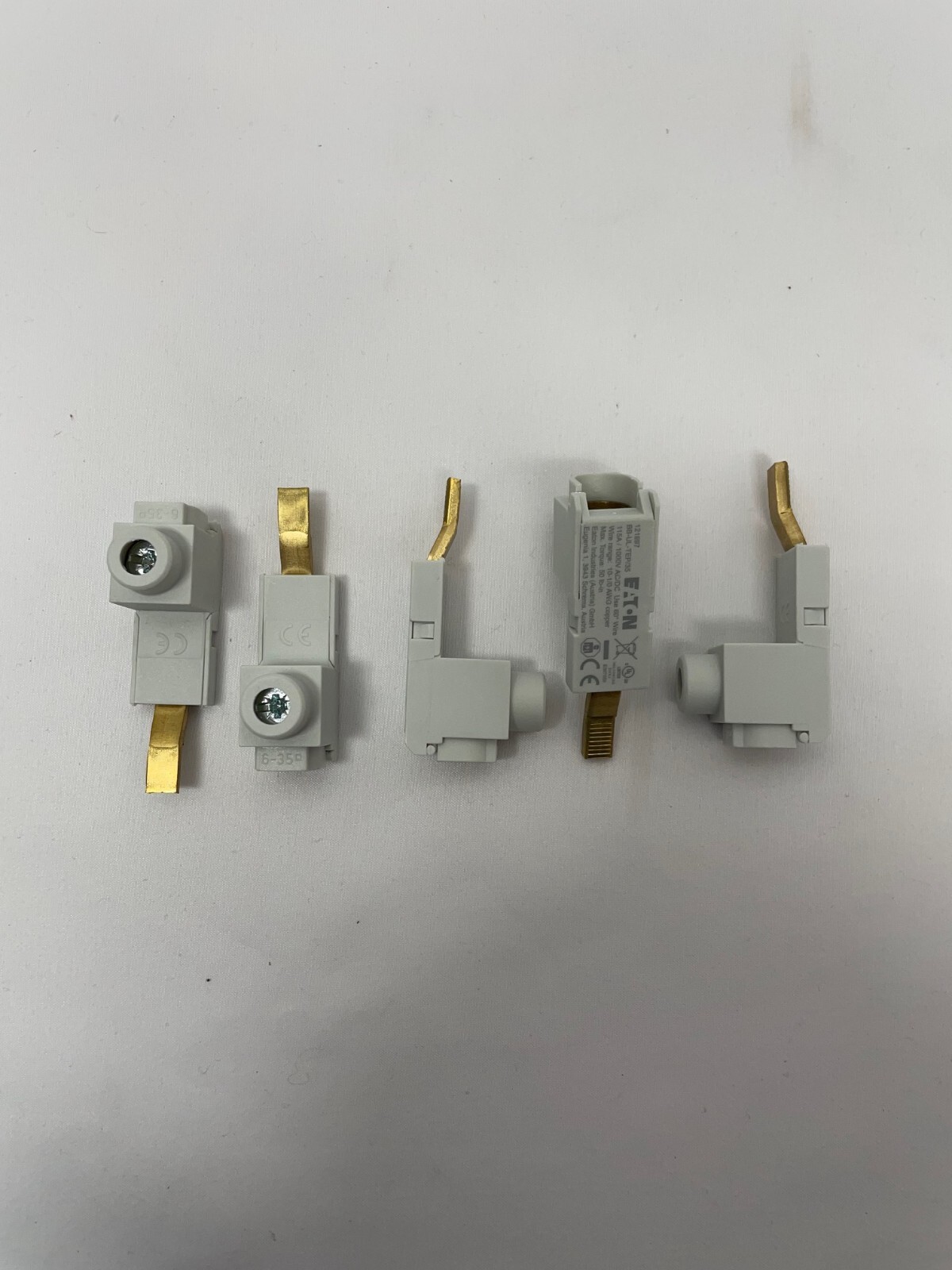 Eaton BB-UL-TEP/35, 121997, FAZ Bus Bar Connector, 10-2AWG, Lot of 5- New!