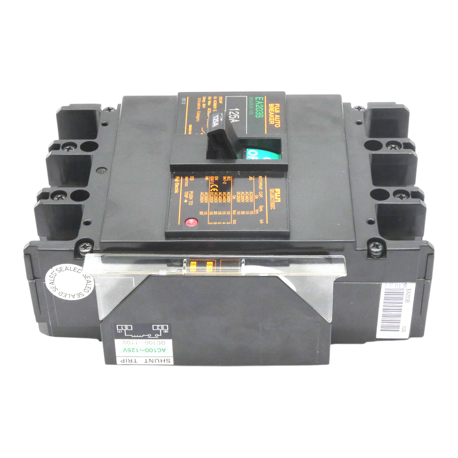 Fuji Electric EA203B BB3GEB-125 125A Circuit Breaker/Circuit Breaker -Unused-
