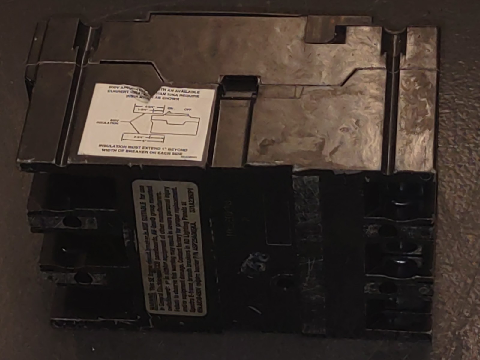 GE Spectra RMS SELA36AT0100 Current Limiting Circuit Breaker 100A 3P 600VAC