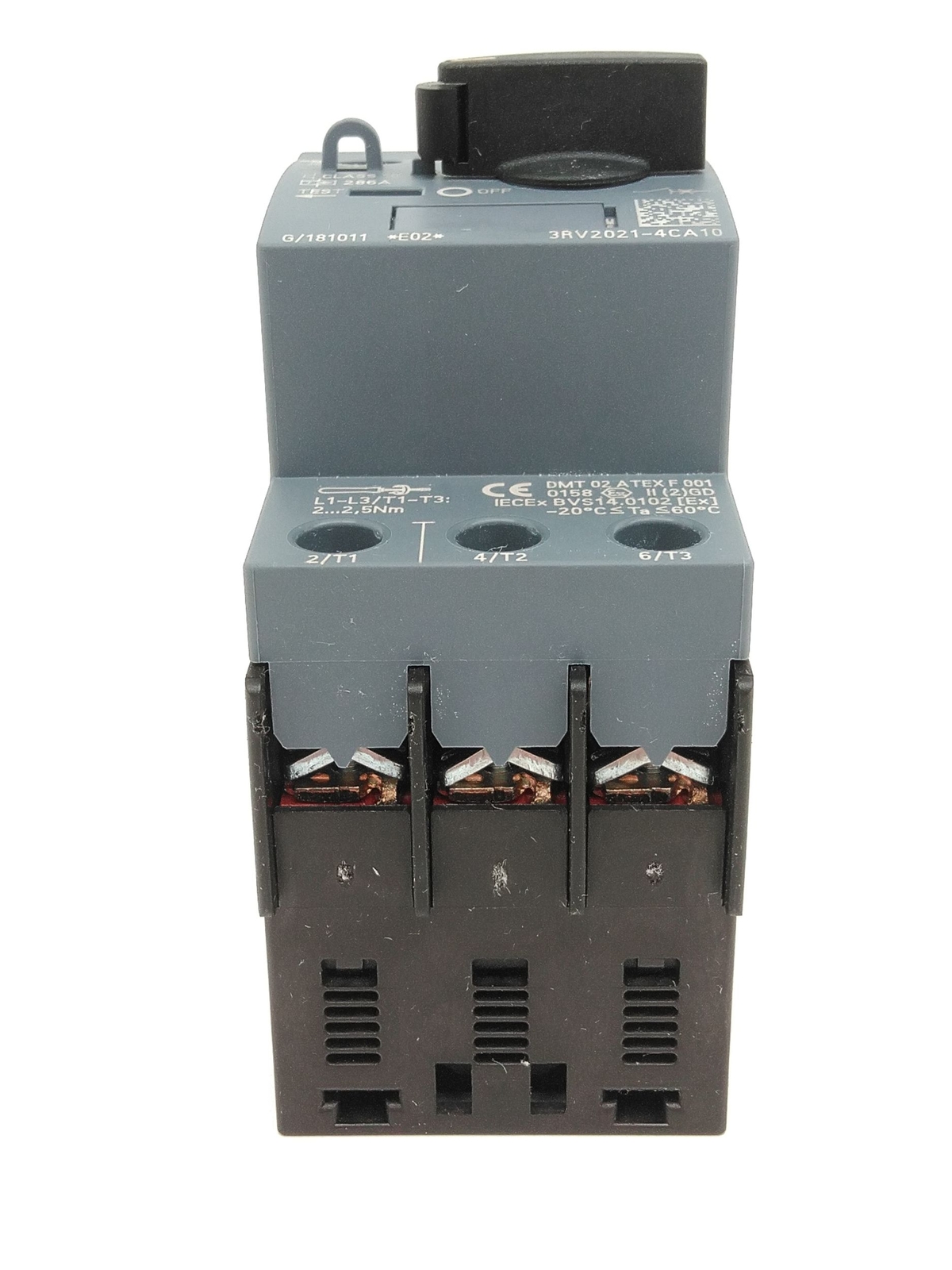 Siemens 3RV2021-4CA10 Motor Protection Circuit Breaker, 286A