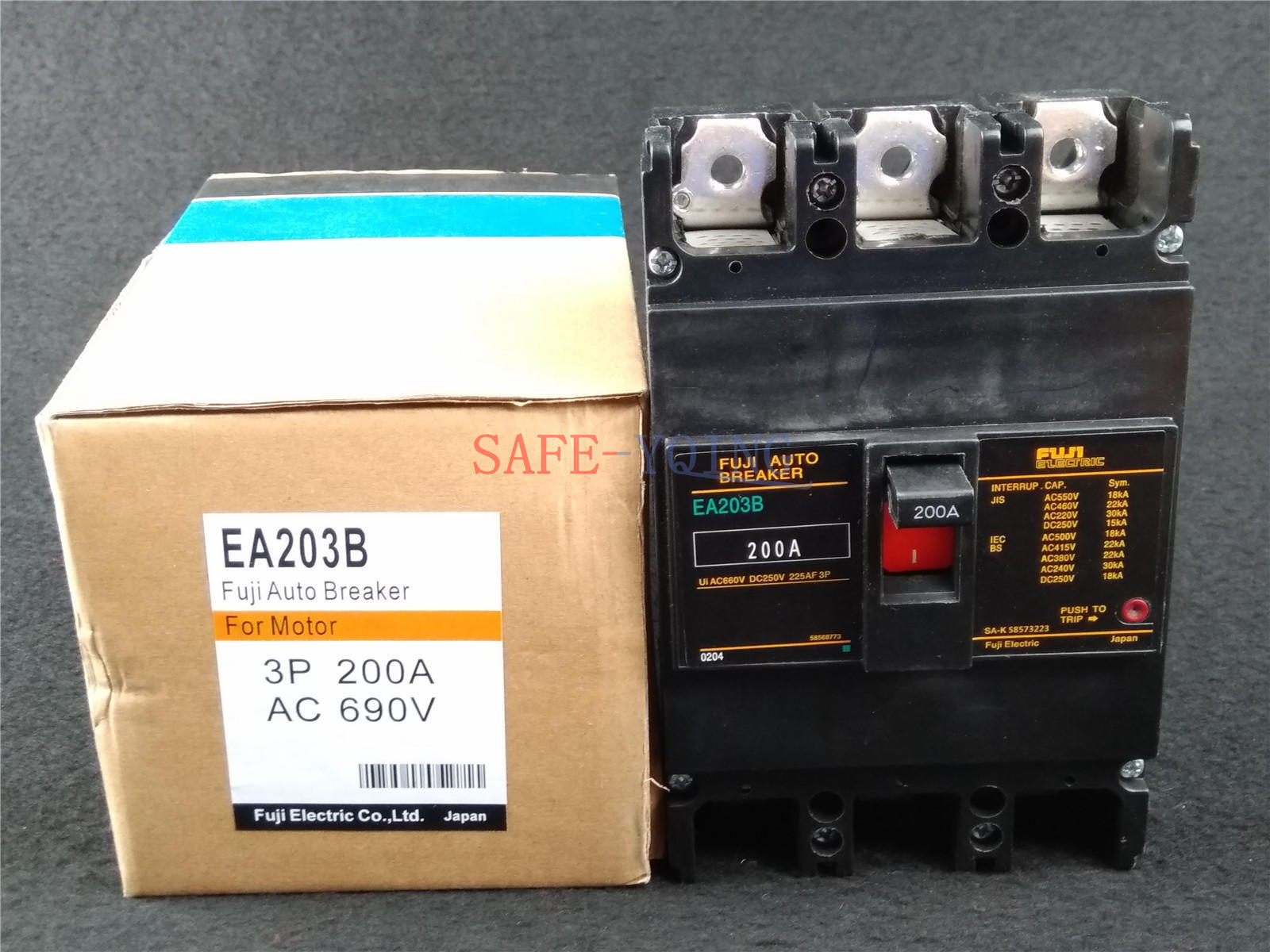 ONE New Fuji EA203B Automation Auto Circuit Breaker 200A/690V 3P