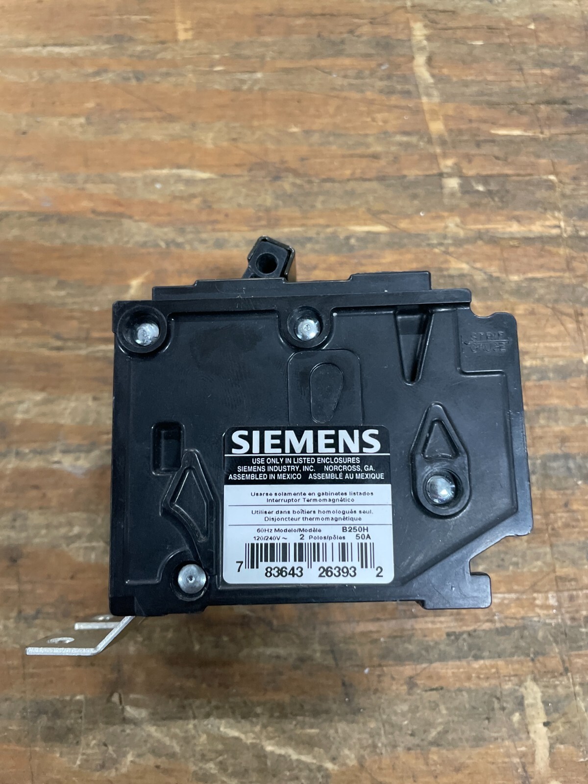 NEW Siemens B250H Breaker 50 AMP 2 POLE BOLT IN BREAKER 22K