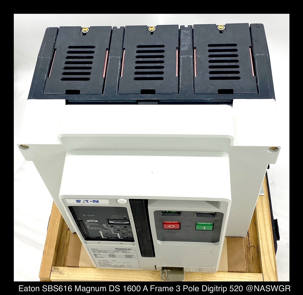 Eaton Magnum SB SBS616 Breaker (M/O,D/O) ~ 1600 Amp – Unused Surplus