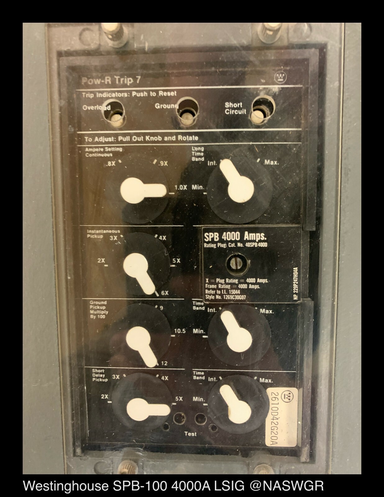Westinghouse SPB-100 Circuit Breaker (E/O,D/O) ~ 4000 Amp – Special Frame L@@K