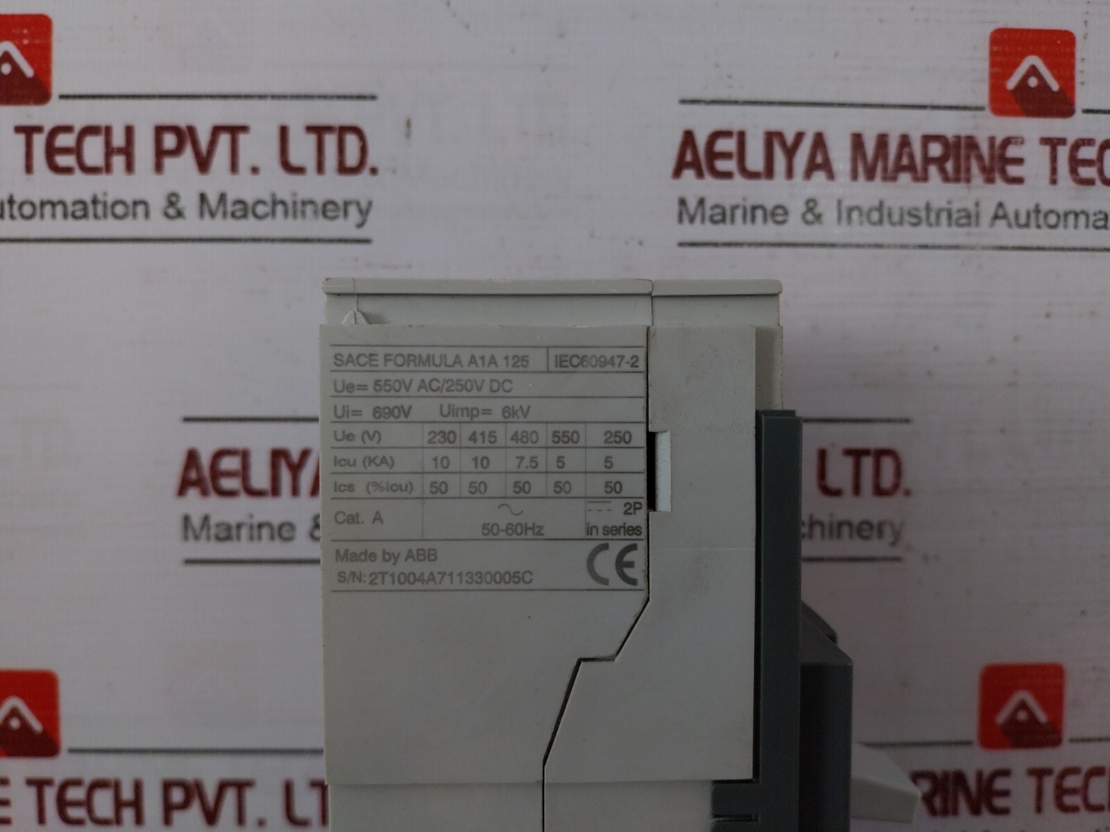 ABB MCCB A1A 125 TMF40/400 F F 3P CASE CIRCUIT BREAKER KIT SACE A1 40A