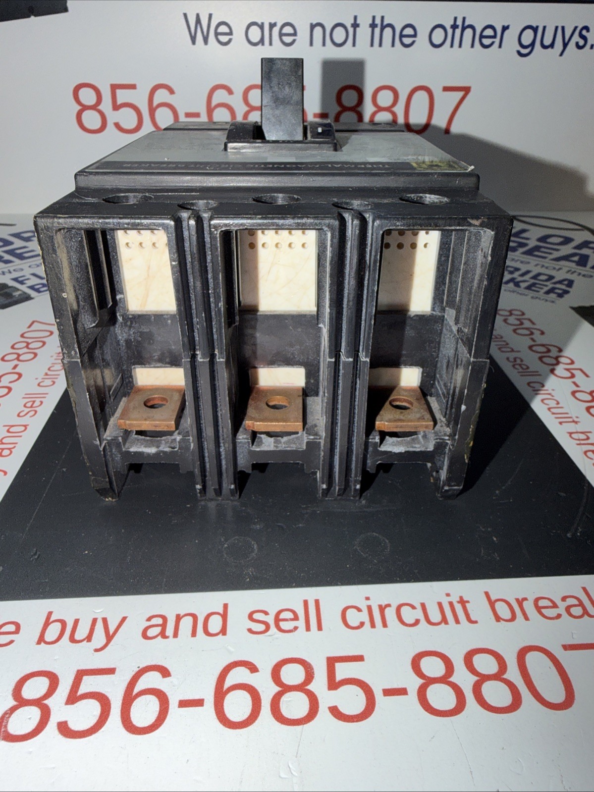 Square D Electric 100A 600V 480V KAL36100 Circuit Breaker BAD LABLE FLAW