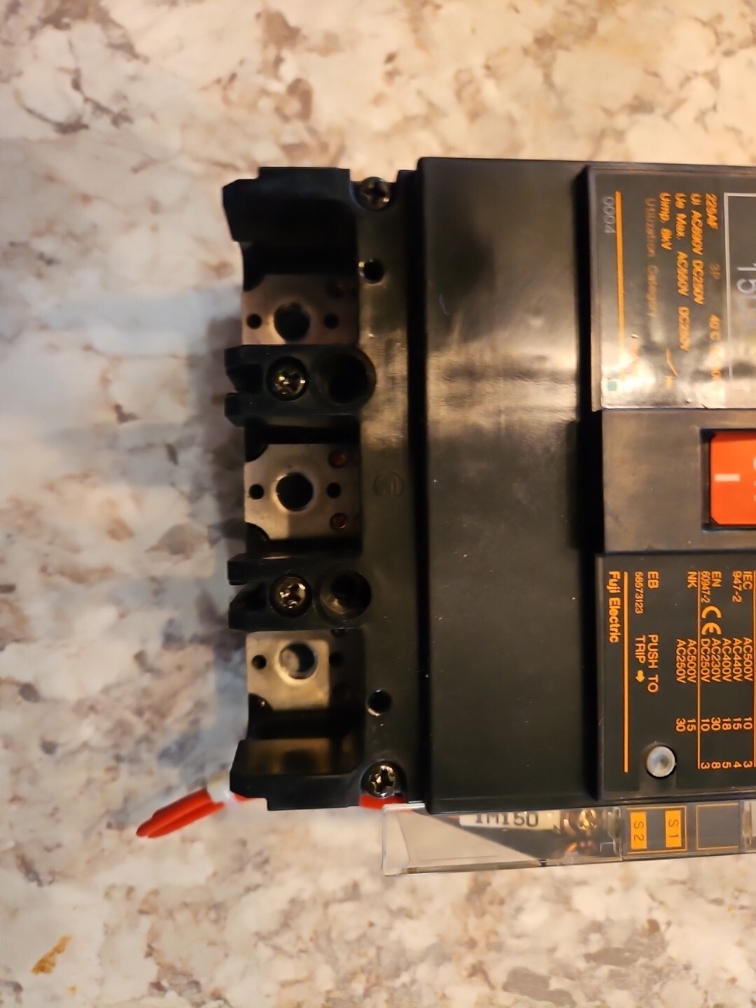 FUJI EA203B BB3GEB-150 150AMP 3POLE CIRCUIT BREAKER