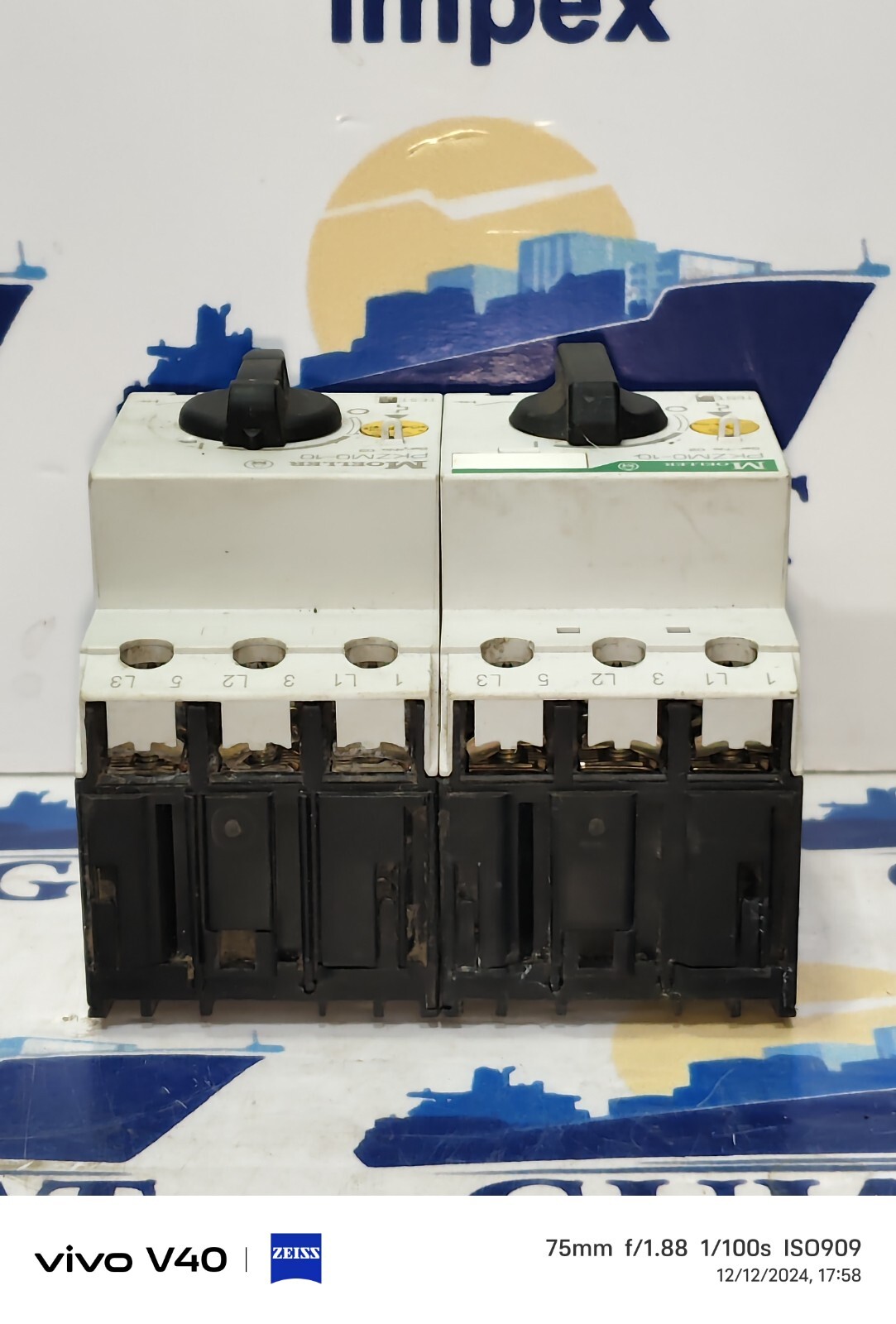 MUELLER PKZMO-10 6.3-10A 3P MOTOR PROTECTION CIRCUIT BREAKER TESTED LOT OF 2PCS