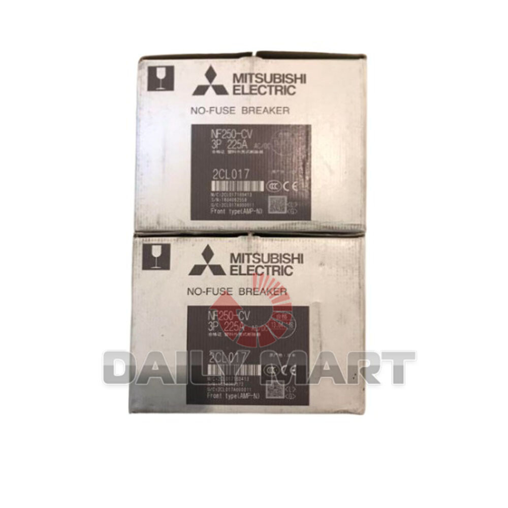 New In Box MITSUBISHI NF250-CV Circuit Breaker 3P 225A