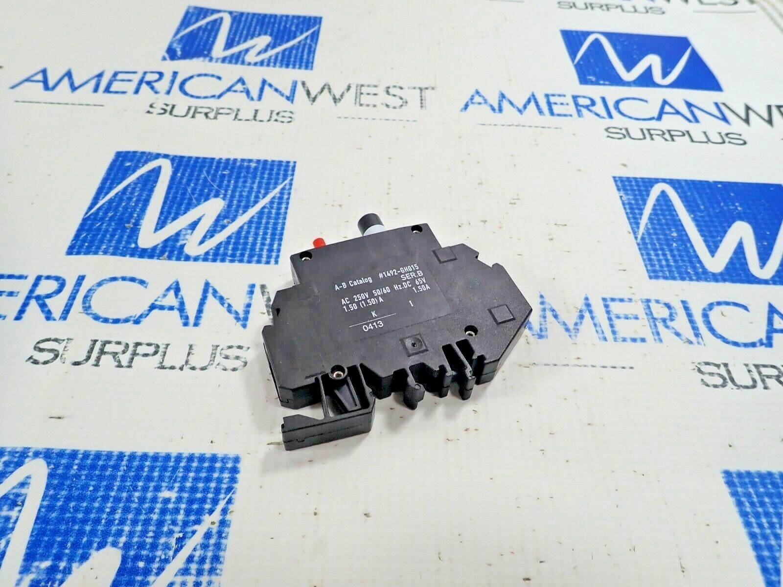 ALLEN BRADLEY 1492-GH015 SERIES B CIRCUIT BREAKER 1.50A 250V