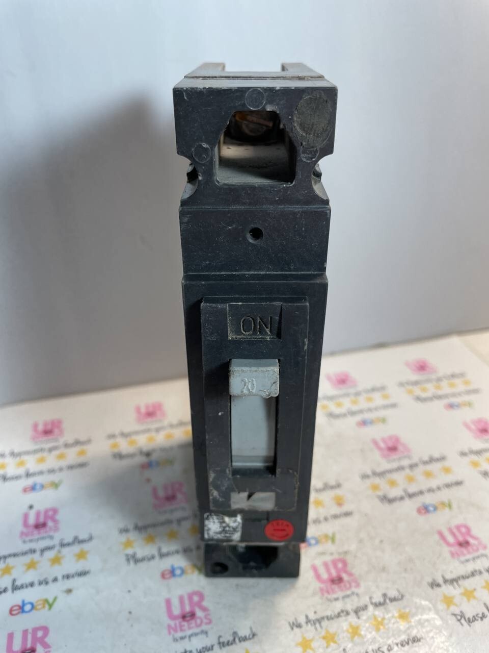 GE TED113020 1-Pole SWD 20-Amp 277VAC 125VDC TYPE TED Circuit Breaker