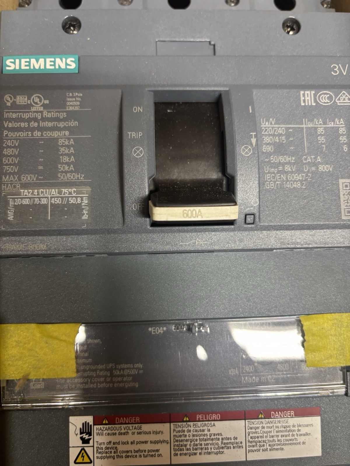 Siemens 3VA5460-5EC31