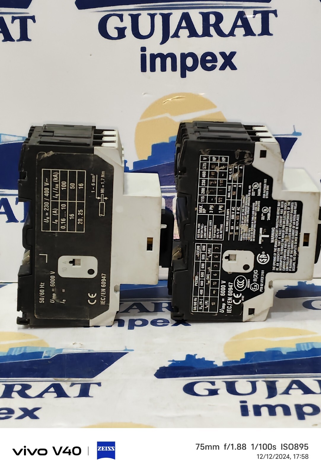 MUELLER PKZMO-10 6.3-10A 3P MOTOR PROTECTION CIRCUIT BREAKER TESTED LOT OF 2PCS