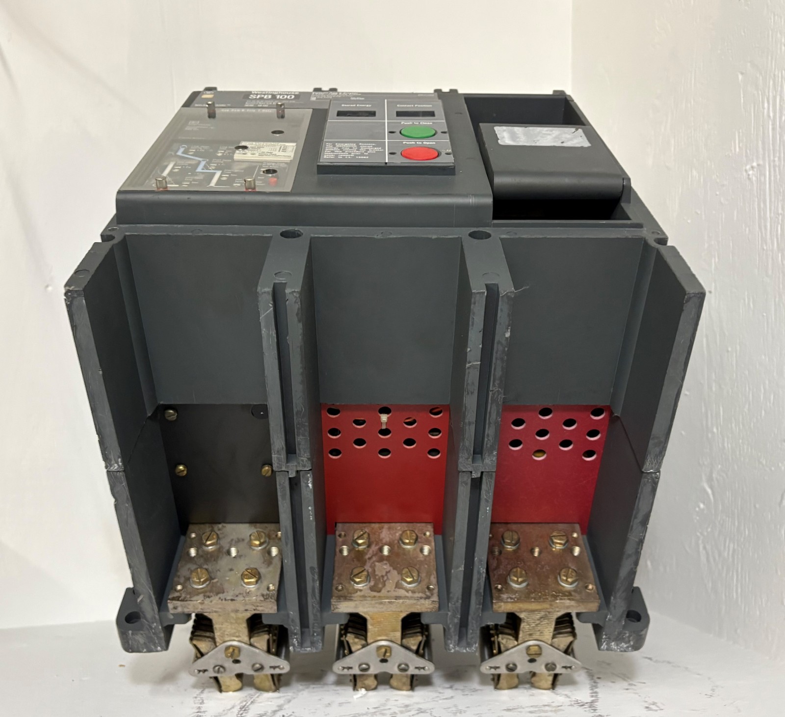 Westinghouse SPB 100 1600A LSIG Pow-R Breaker w/ 1600 Amp Plug SPB100 3P Ground