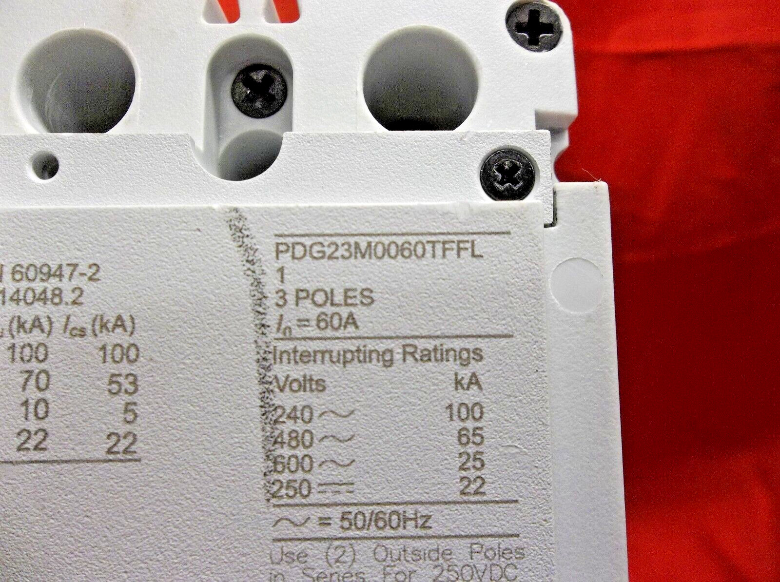 EATON PDG23M0060TFFL circuit breaker 315E4