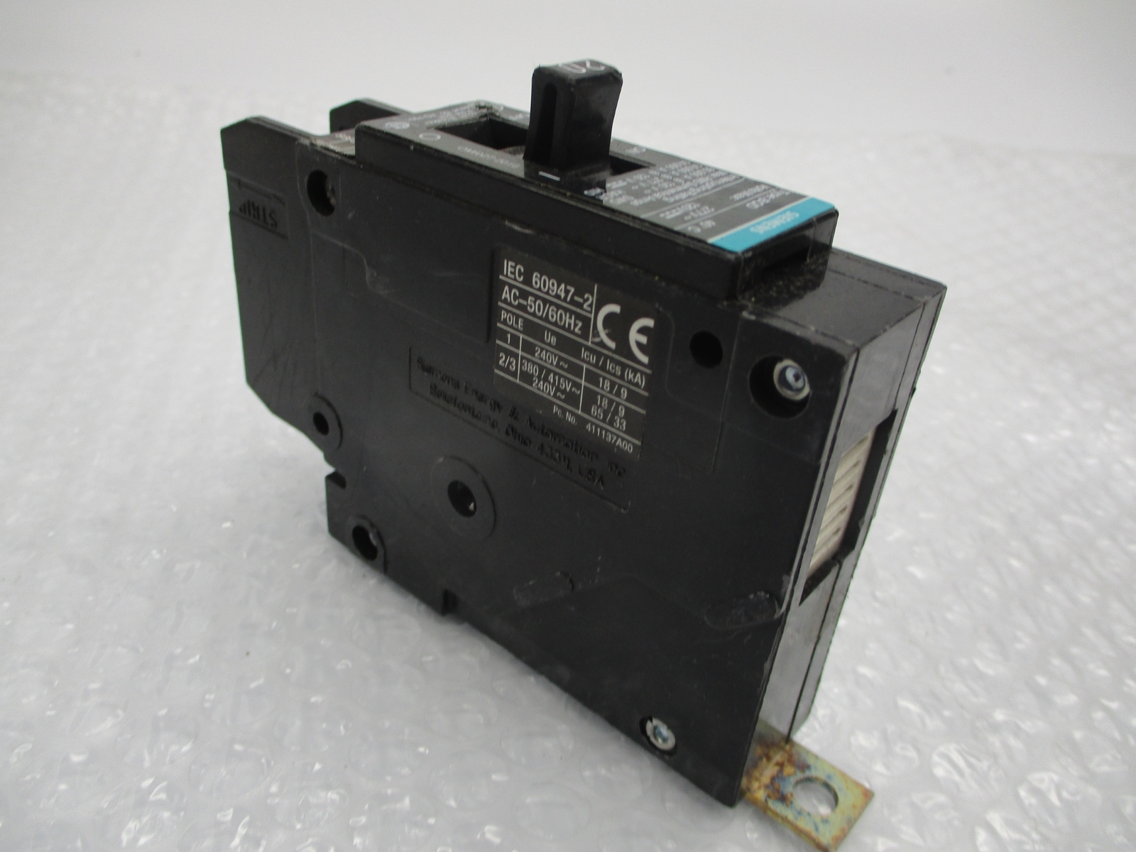 SIEMENS BQD120BP BREAKER 1POLE 20AMPS UNMP