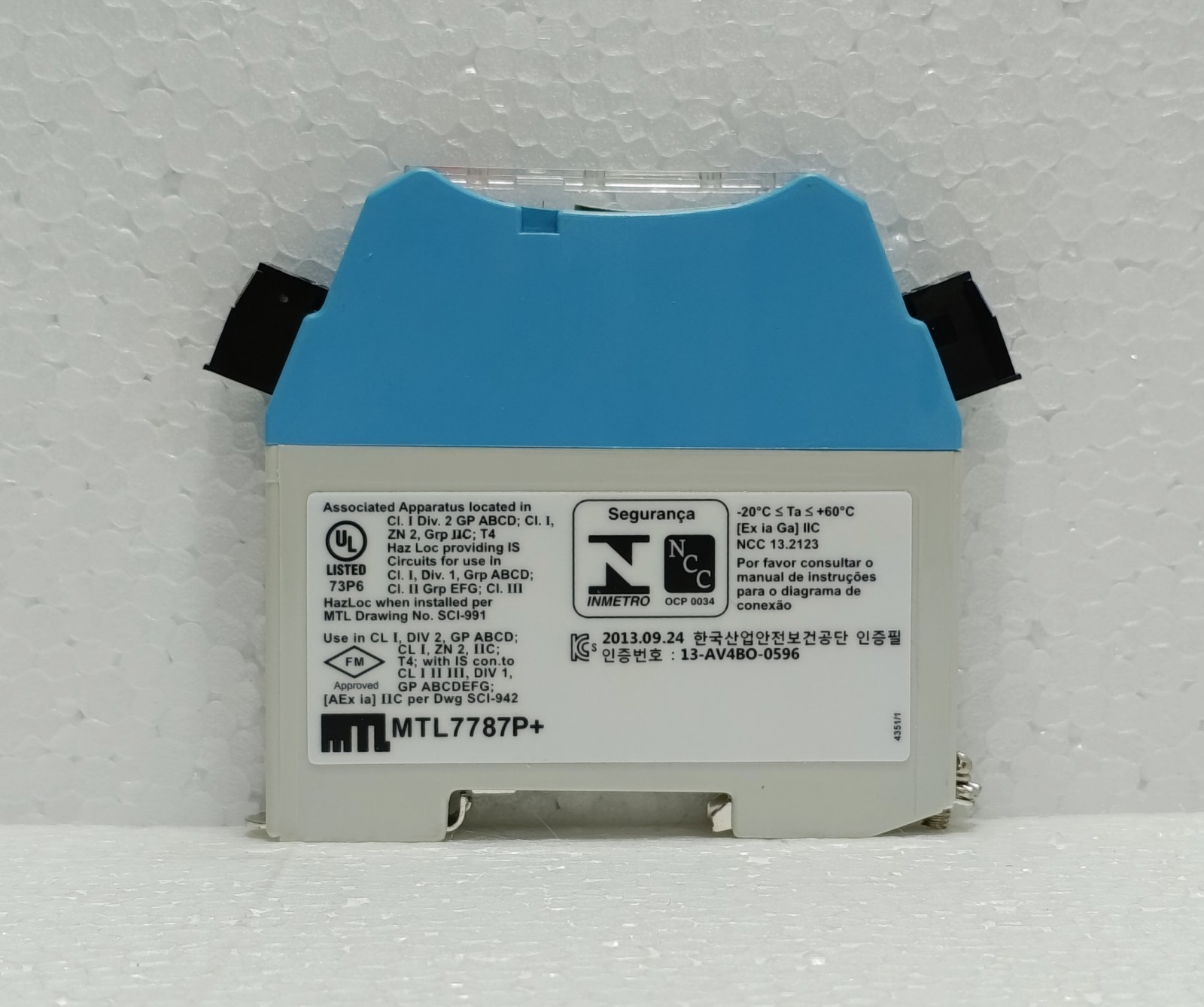 MTL7787P+ MTL Eaton Shunt Diode Safety Barrier Zener Barrier 2-Channel 28V