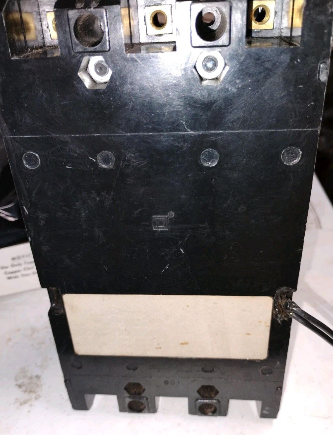 SQUARE D FIL360701021 3 POLE 70 AMP 600V SHUNT TRIP CIRCUIT BREAKER