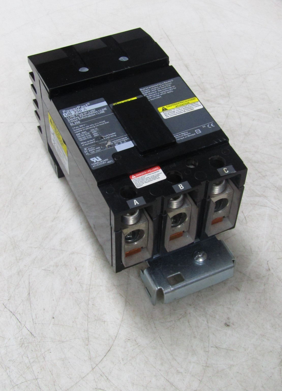 🙌NEW SQUARE D 250 AMP I-LINE POWERPACT SUB-FEED LUG KIT 600 VAC 3 POLE EJB34070