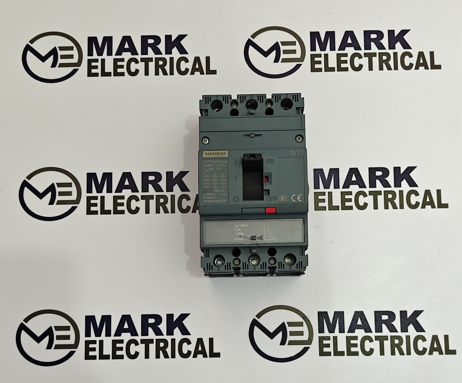 SIEMENS 3VT1716-2DC36-0AA0 CIRCUIT BREAKER 160A 220VAC 40KA FAST SHIPPING