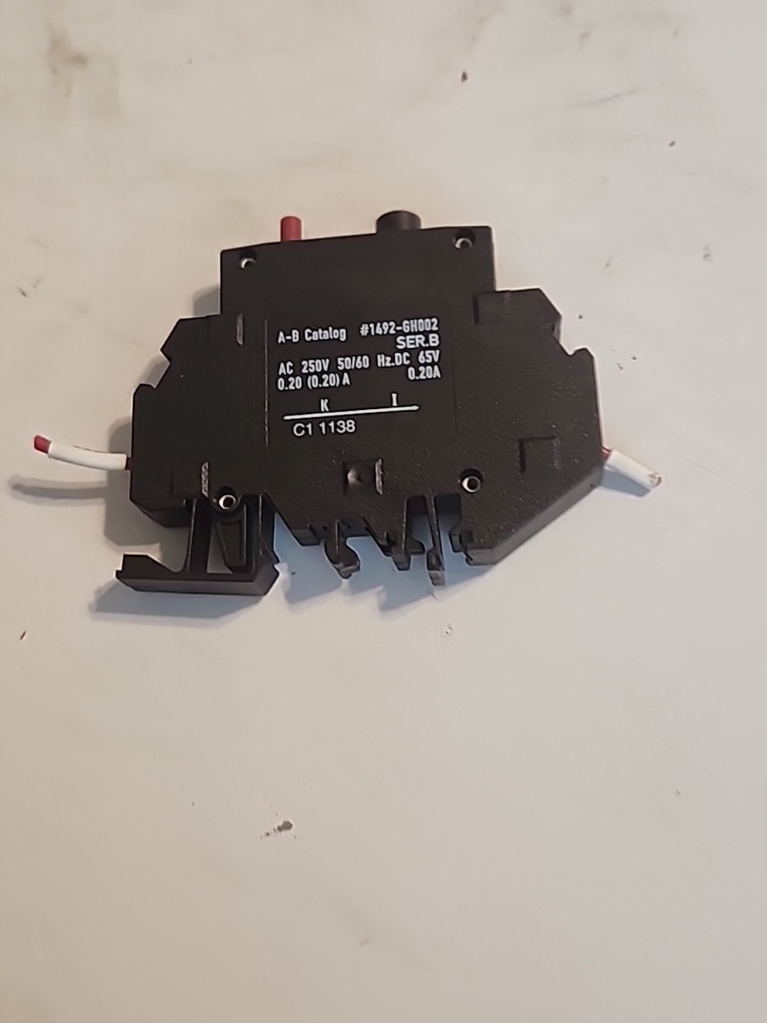 1492-GH002 Allen Bradley Breaker .2 Amp din rail mount Breaker – Free Shipping
