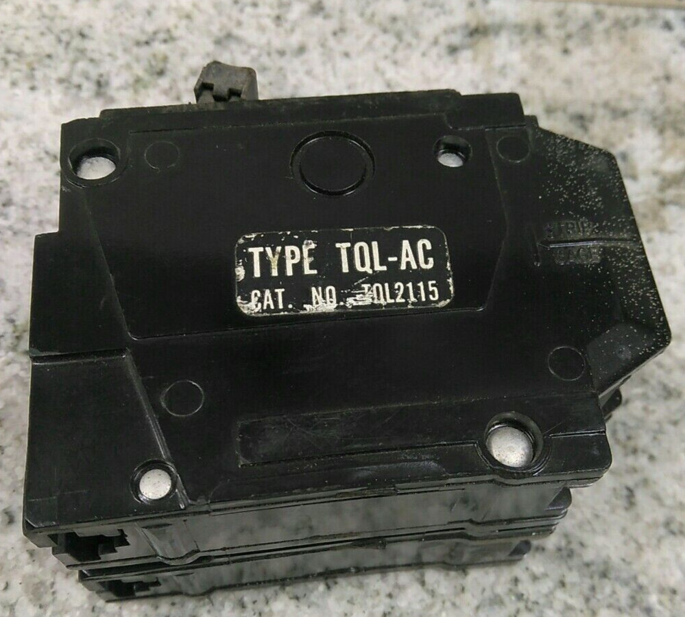 GE /BREAKER/TQL2115/15A/2P/ 120/240VA/TYPE TQL-AC/GROVE/USE/L201