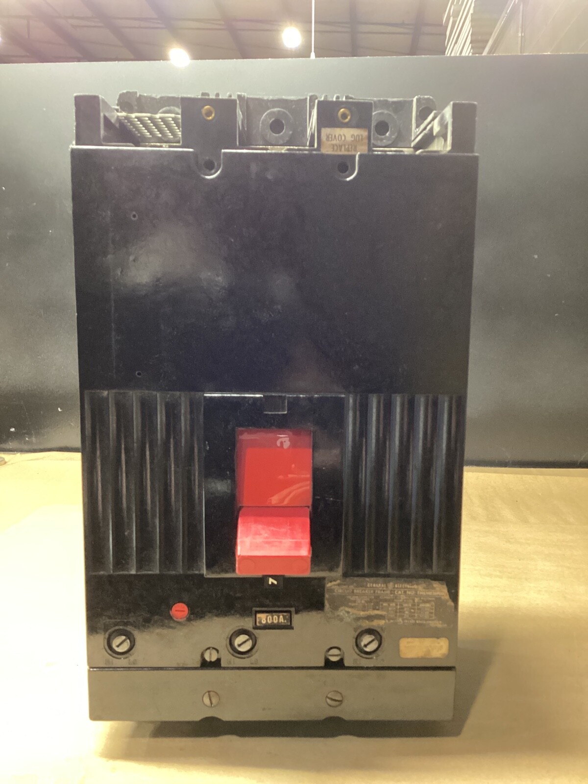 GENERAL ELECTRIC GE CIRCUIT BREAKER 800A 600V 3P THKM836F000 #103C66PR4*CO