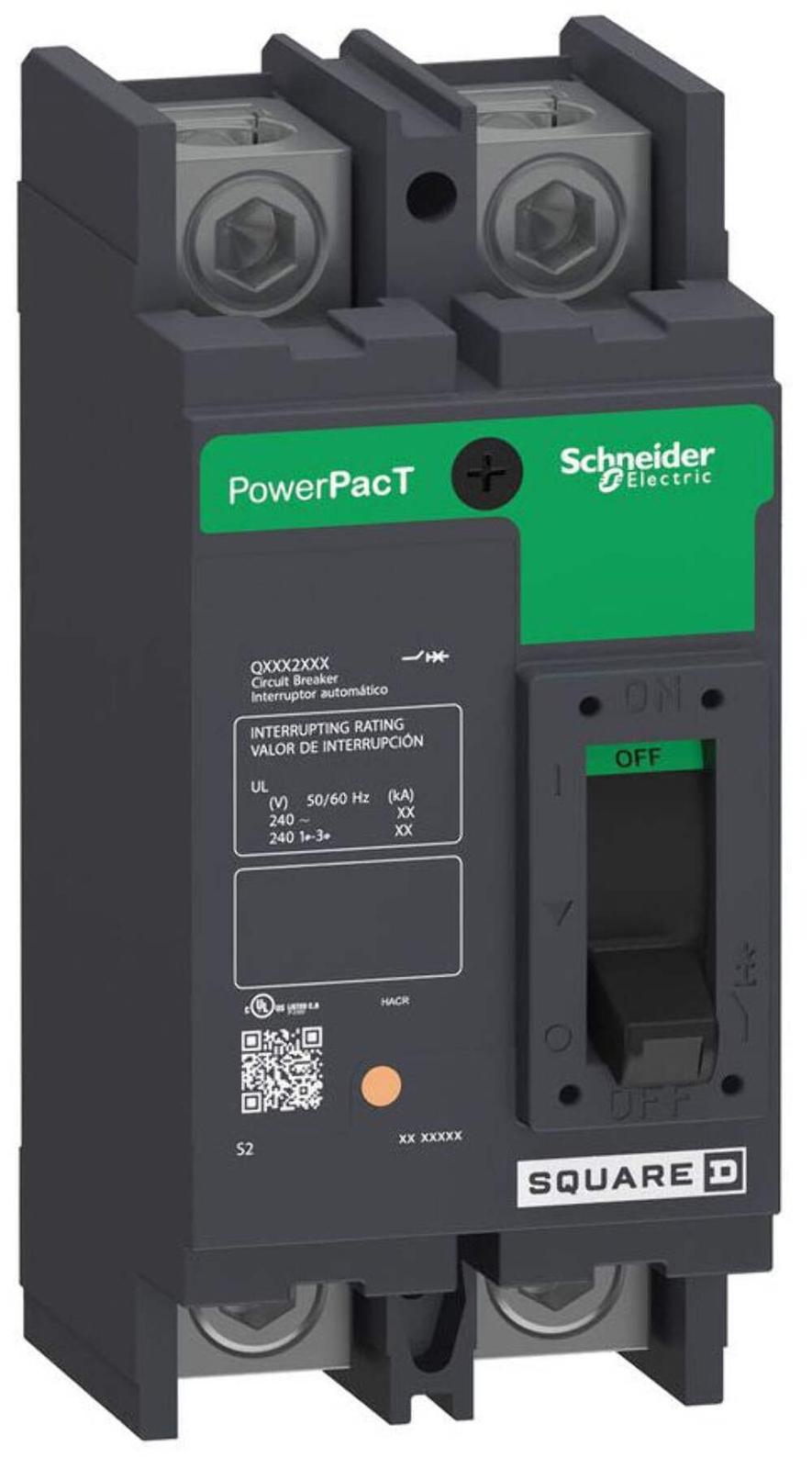 QDP22100TM – Square D 100A 2 Pole 240V Molded Case Circuit Breaker, PowerPact Q