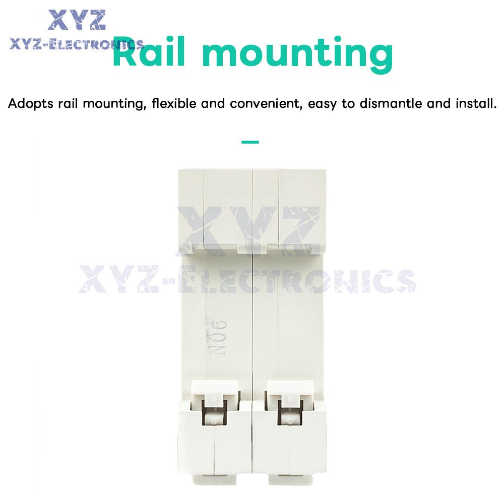DZ47-63 2P Mini Circuit Breaker 6-63A Overload Short Circuit Protetion 400V 50Hz