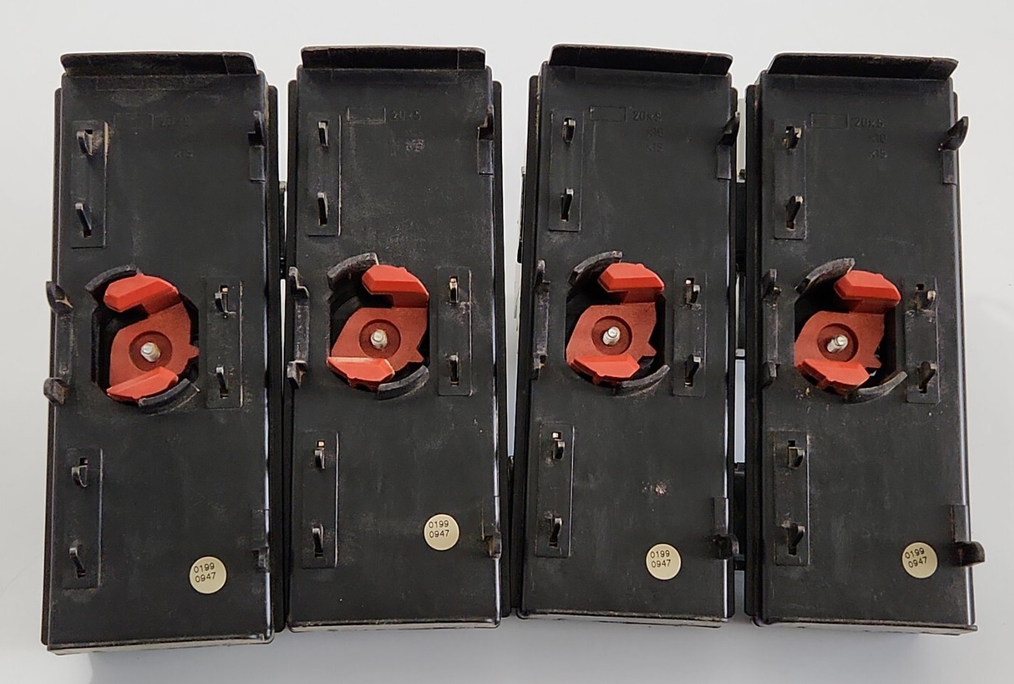 *LOT OF 4* Moeller PKZM0-1 [3] w/ Auxiliary Contact Block NHI11-PKZ0 + Warranty!