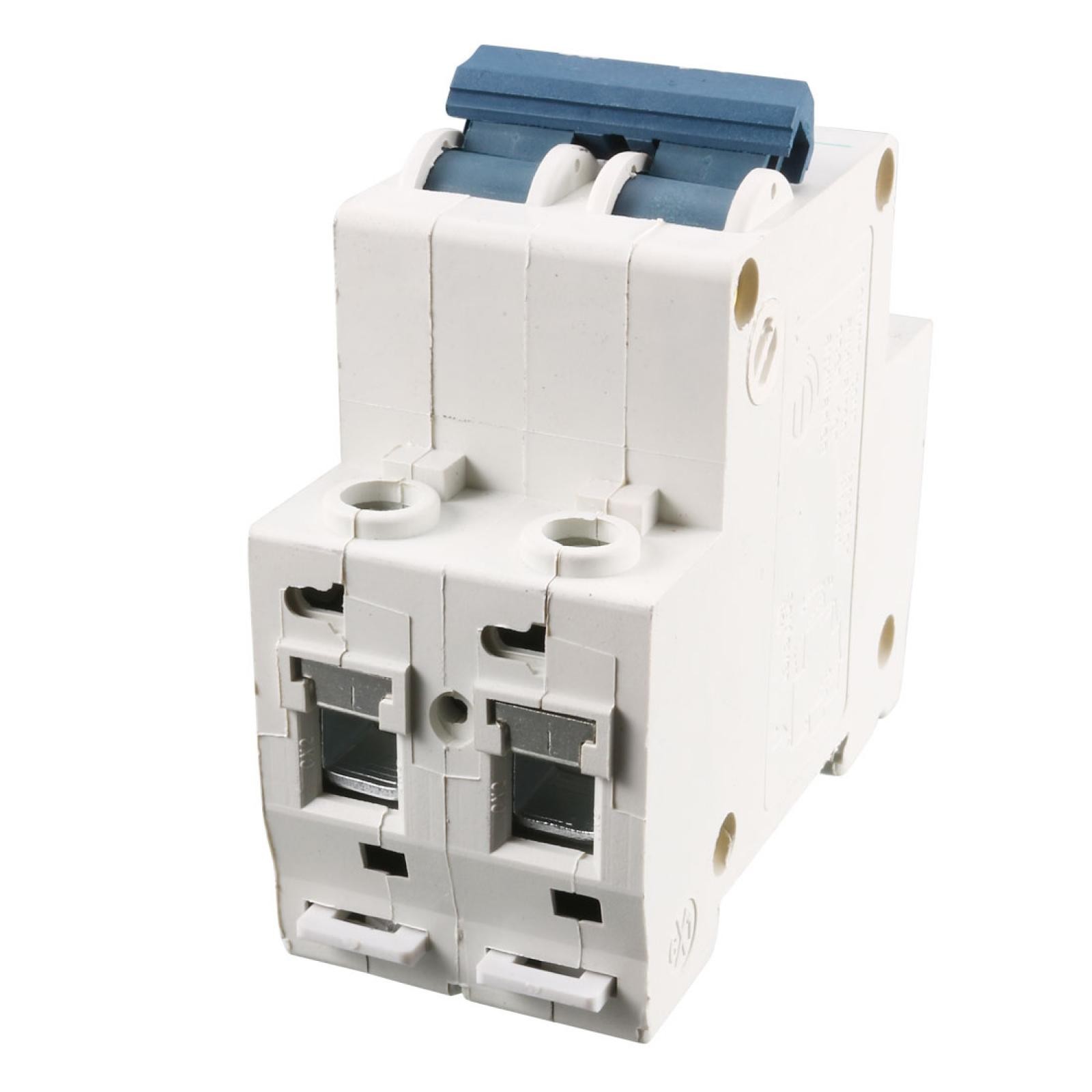 AC 230V/400V 40A ON/OFF Switch Double Pole Mini Circuit Breaker 6000A
