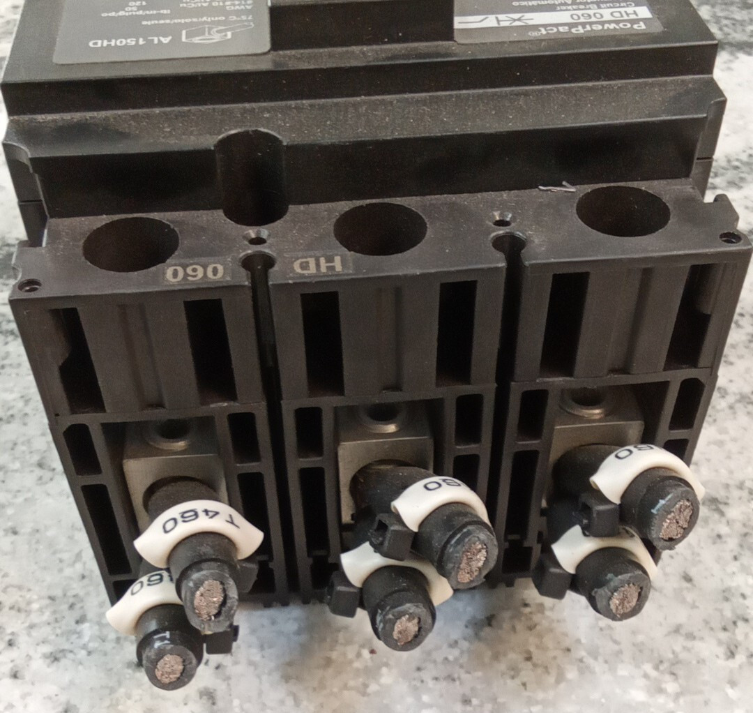 Square D/POWERPACT/BREAKER/HDL36030/30A/3P/600V/HD060/AL150HD/30A RATED/UE(40D3
