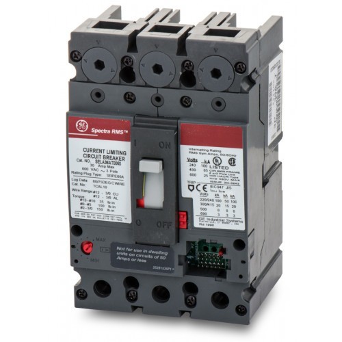 SELA36AT0060 GE CB 60 AMP 3 POLE 600 VAC F (2 YR WTY)