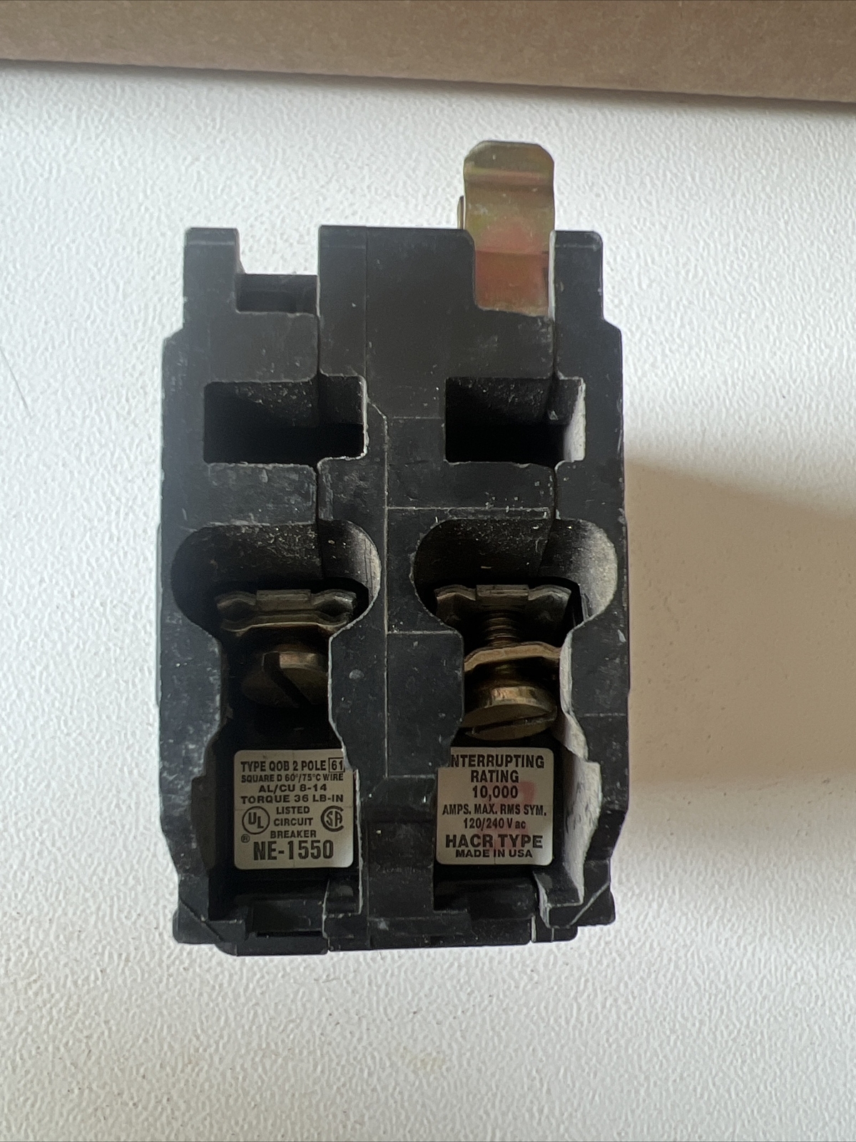 Square D QOB220 20 A Miniature Circuit Breaker
