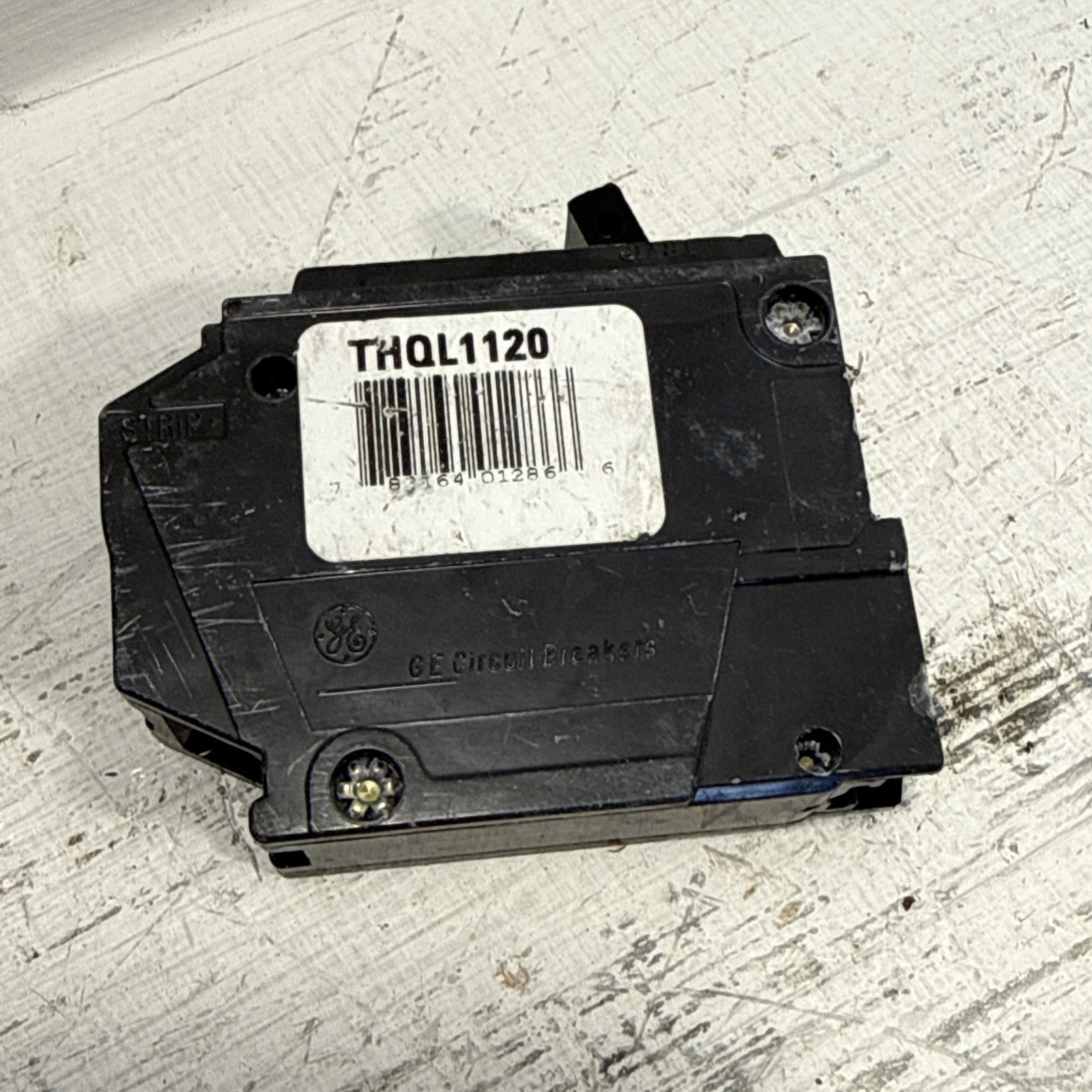 GE THQL1120 Plug-In Circuit Breaker 1 pole 20 Amp 1P 20A Type THQL 120/240VAC