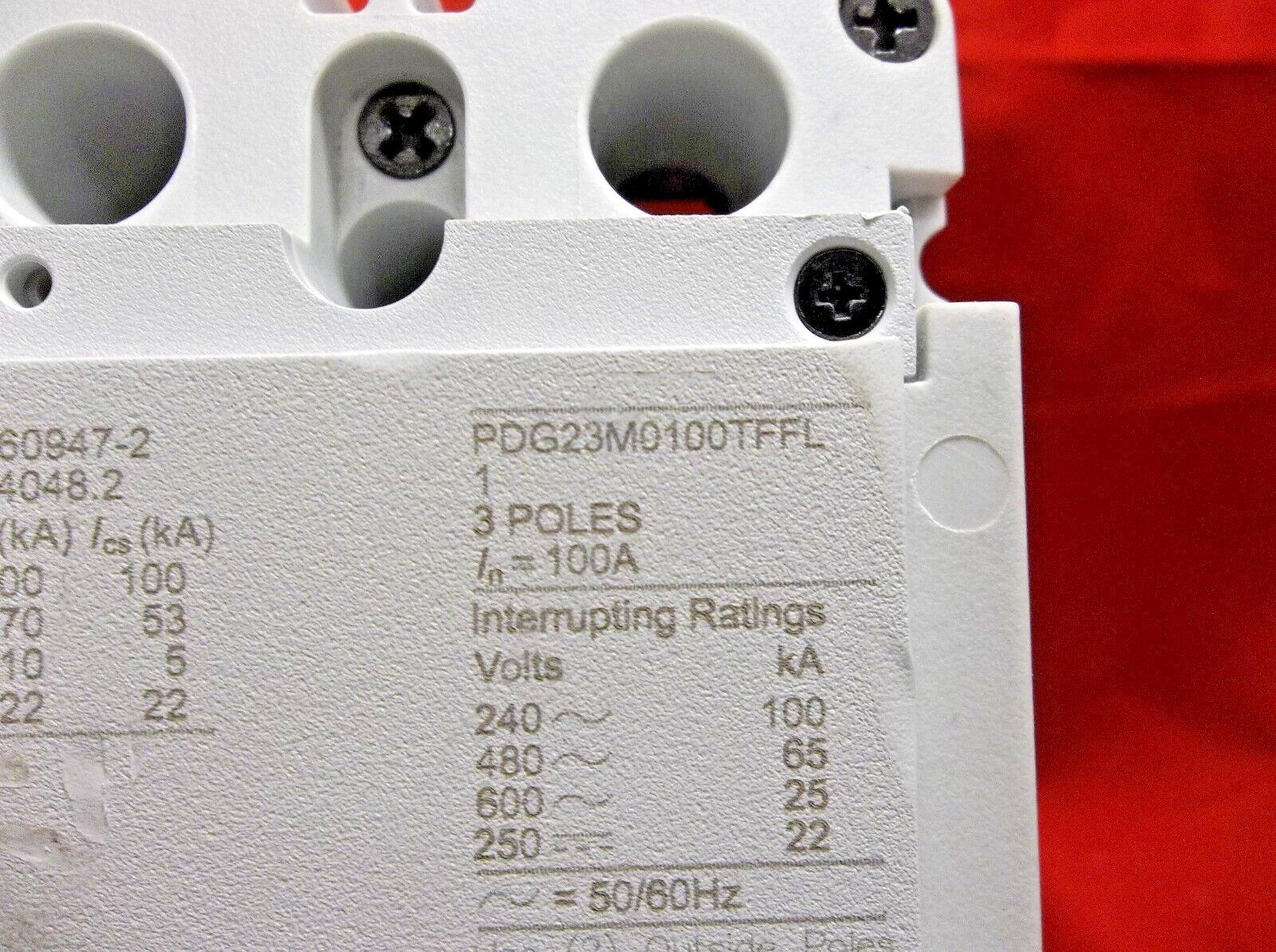 EATON PDG23M0100TFFL circuit breaker 325D3