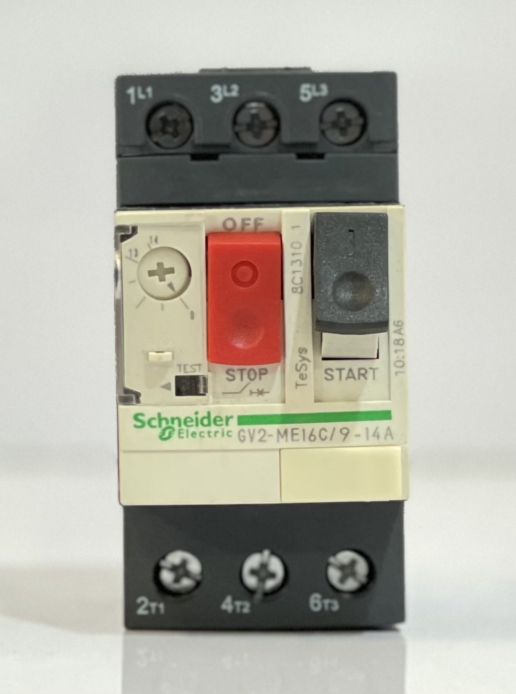 SCHNEIDER ELECTRIC GV2ME16C MOTOR PROTECTION CIRCUIT BREAKER RANGE 9-14AMP