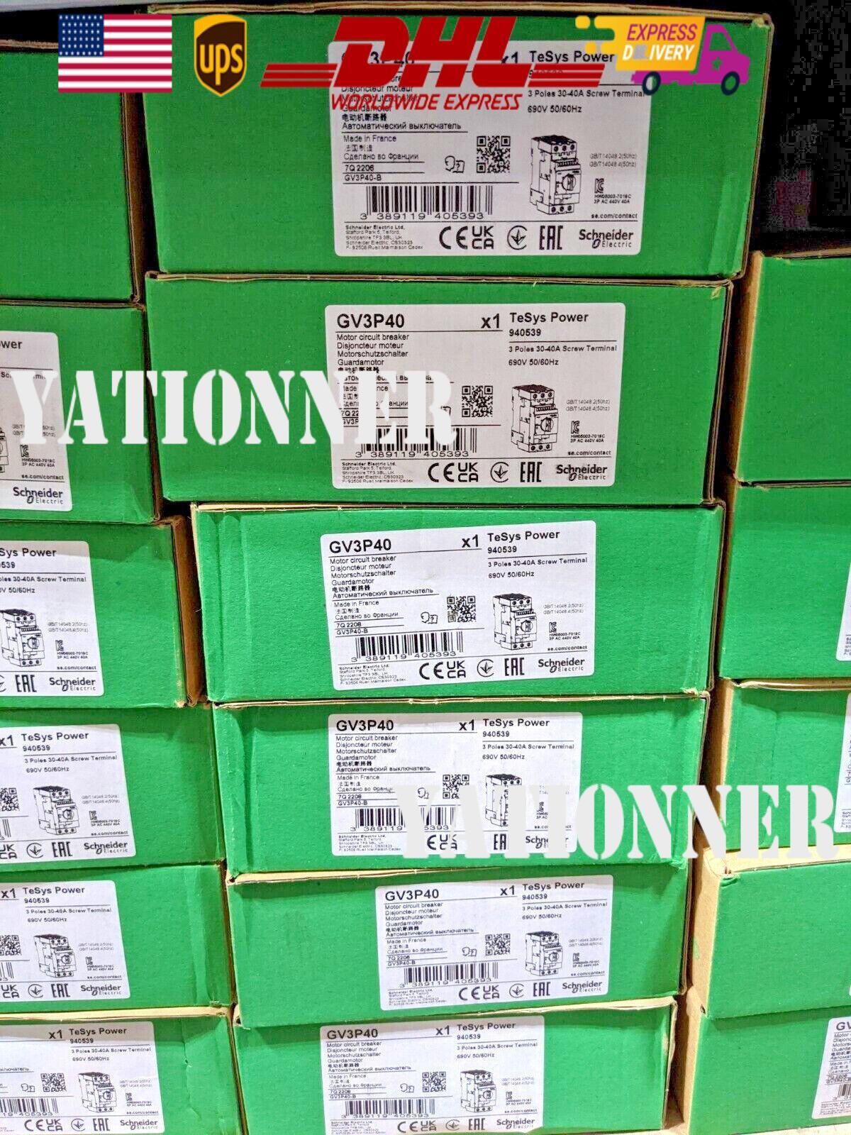 Schneider Electric TeSys Deca Circuit Breaker 30 to 40A GV3P40