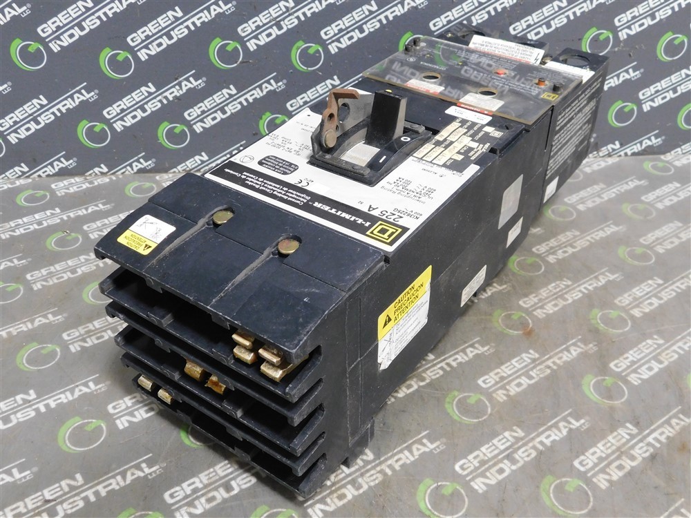 USED Square D KI36225G I-Limiter Circuit Breaker & GFM250KA Ground Fault Module