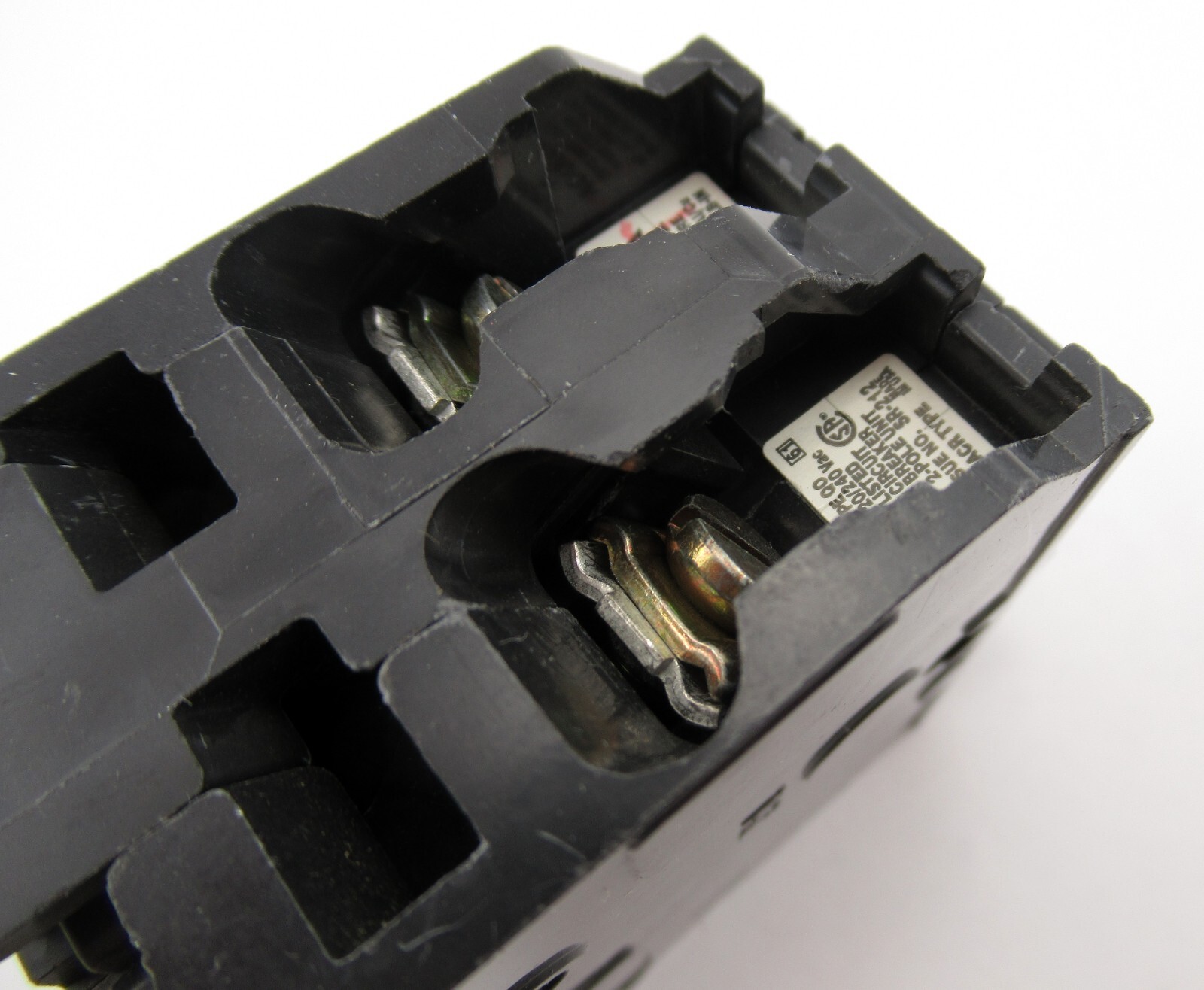 Square D QO220 2 Pole 20 Amp 120/240V AC Type QO Plug-In HACR Circuit Breaker