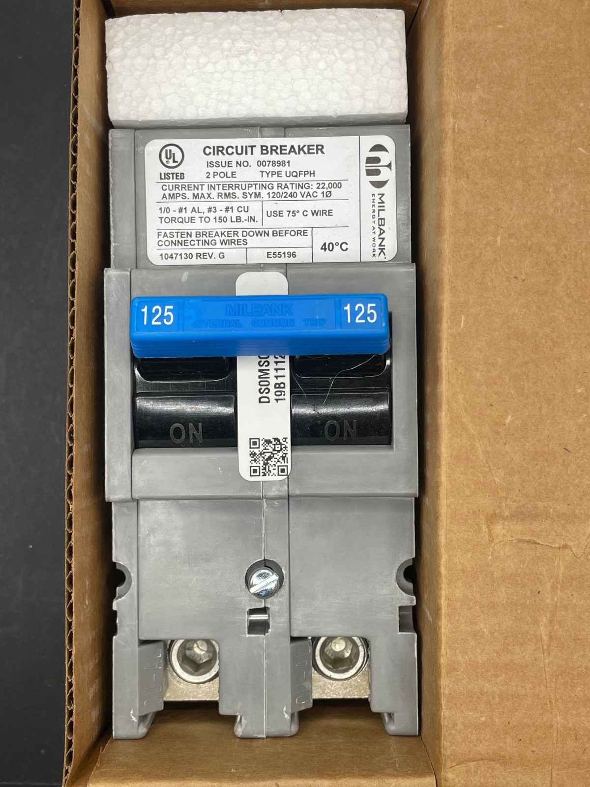UQFPH200, UQFPH150, UQFPH125, UQFPH100 Circuit Breakers, Buyer Chooses