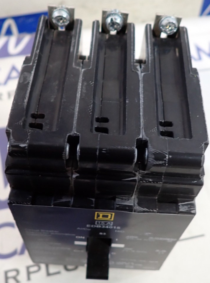 New Square D EDB34015 15 Amp 480Y/277 VAC 3 Pole Type EDB Bolt-On Breaker